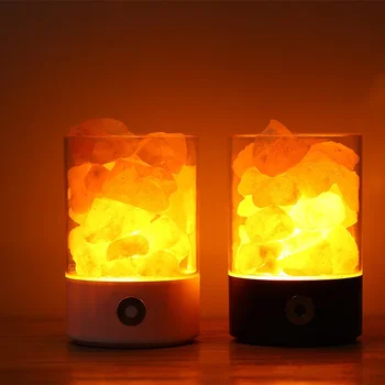 Лека нощ, лавовая лампа с кристали сол, USB лампа за декорация на дома, спални, маса, легла, нощни шкафчета, Цветни led ночники