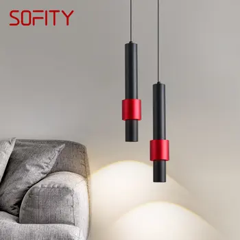 Модерен окачен лампа SOFITY LED Nordic Creative Simply Нощна полилей за дома и Трапезария, спалня, бар