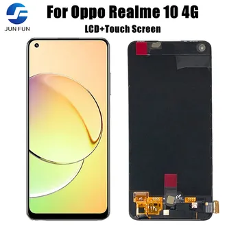 6.4 Оригинал За Oppo Realme 10 4G LCD дисплей Със Сензорен панел Дигитайзер В Събирането За Подмяна на LCD дисплея Realme10 RMX3630