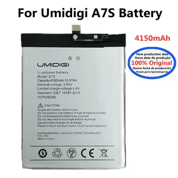 Нов Висококачествен Оригинален Батерия UMI За Umidigi A7S A7 S 4150mAh Батерия за Мобилен Телефон Batteria Бърза Доставка